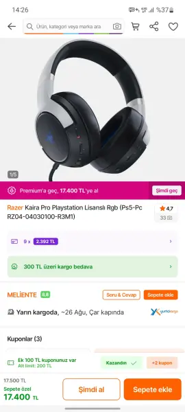 Kaira Razer Pro Kulaklık