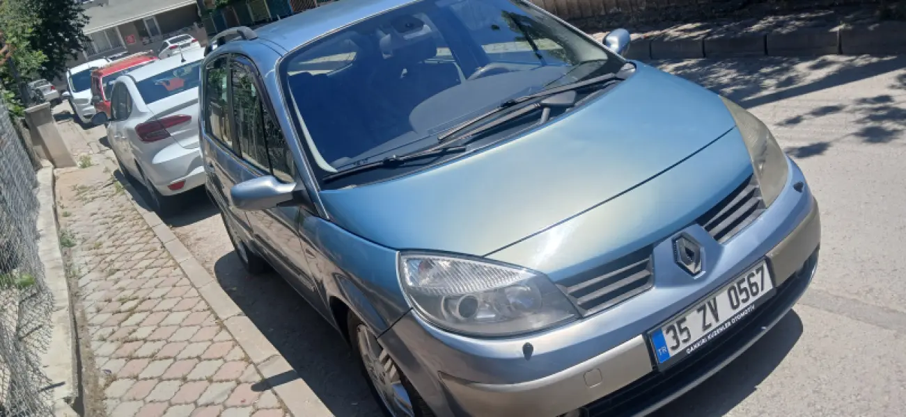 TEMİZ AİLE ARACI – OTOMATİK SCENIC – TAKAS DEĞERLENDİRİLİR