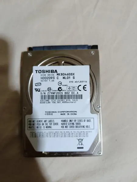 Toshiba 80GB Harddisk