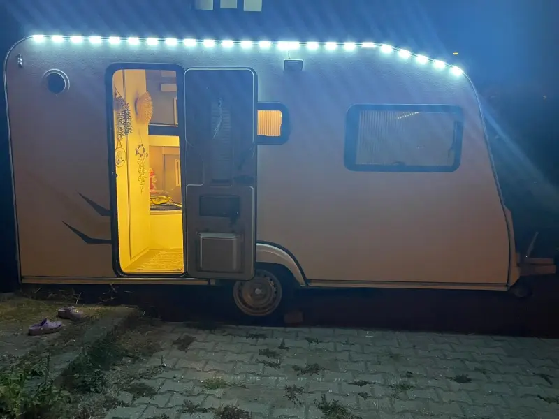 erba karavan 4.20 2024 model içinde herşeyi var webesto TV buzdolabı ön tente araç yakasına acik